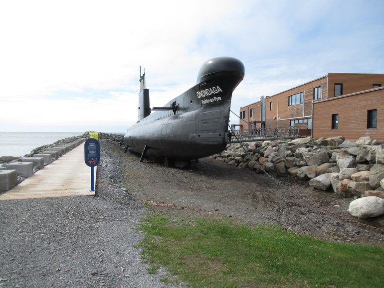 Museum in oude onderzeeboot in Rimouski